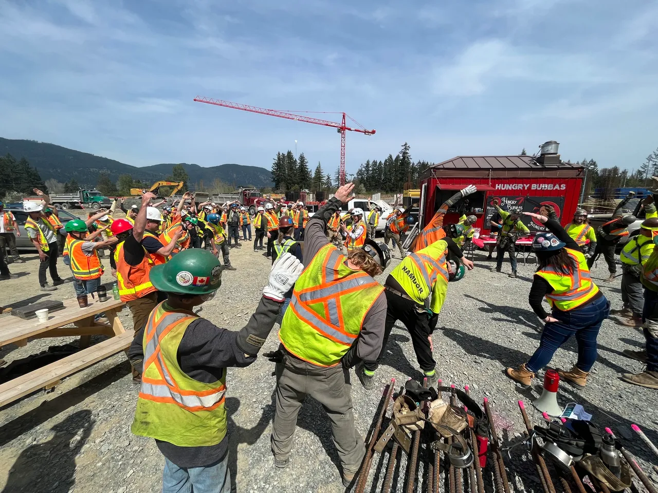 Commercial foundation rebar